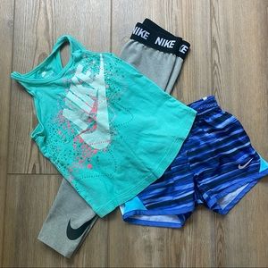 Toddler Nike Bundle - tank, shorts, leggings